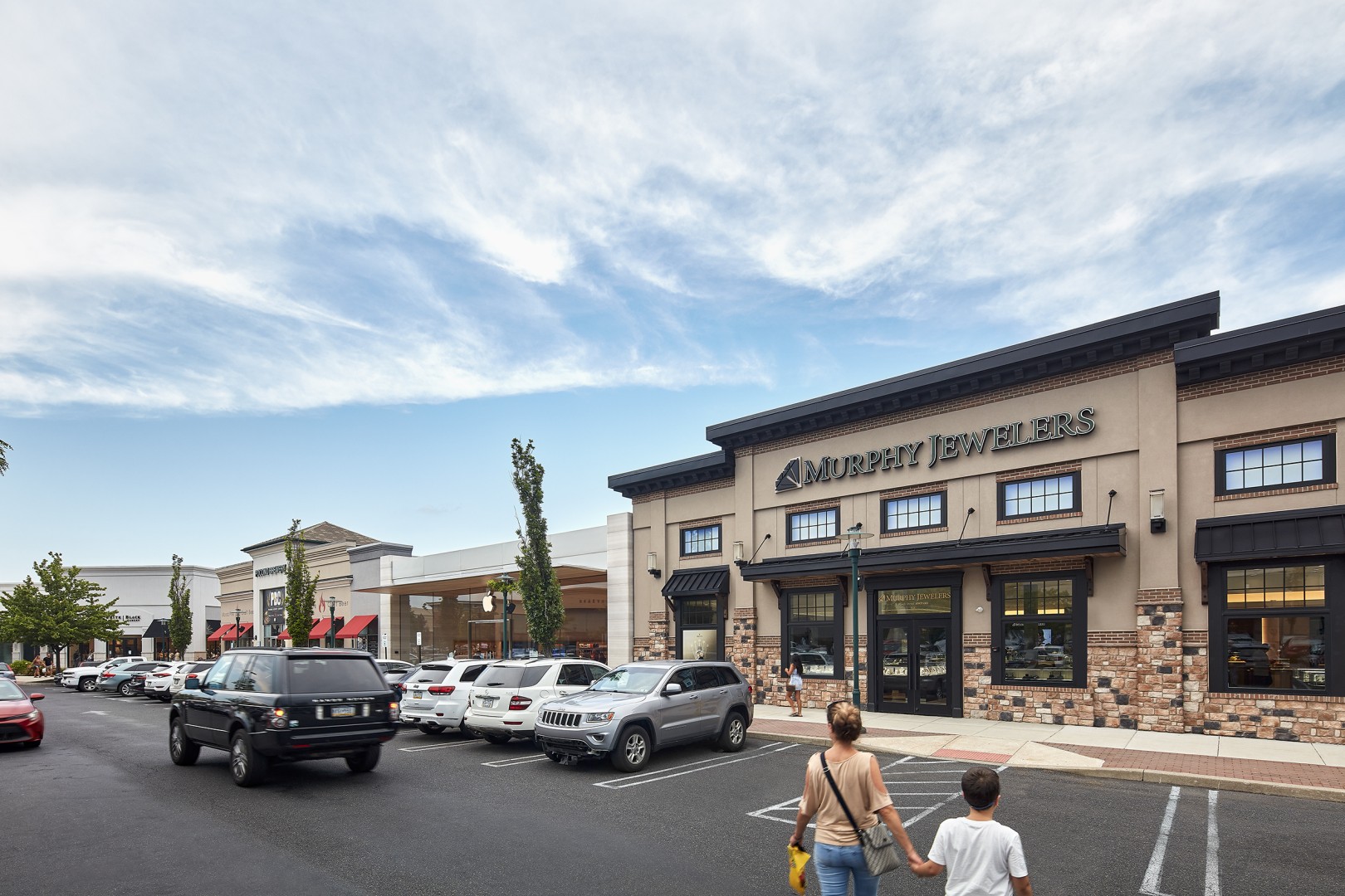 Wide open parking spaces in Lehigh Valley showing low-risk parking areas